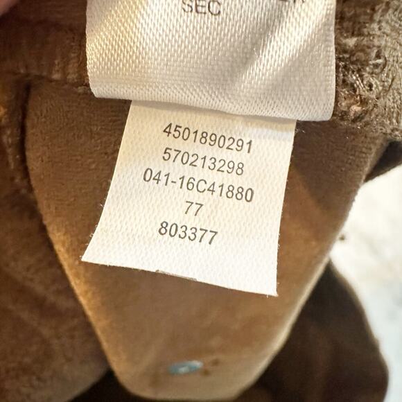 Chico’s Size 1.5 Soft Faux Suede Tan Brown Pull-on Pants Women's Size 10 - Picture 11 of 15